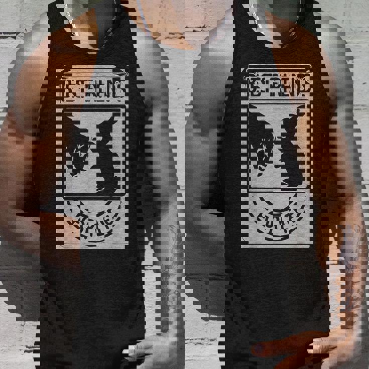 ウサギの親友 ライフ ペットギフト タンクトップ 彼への贈り物