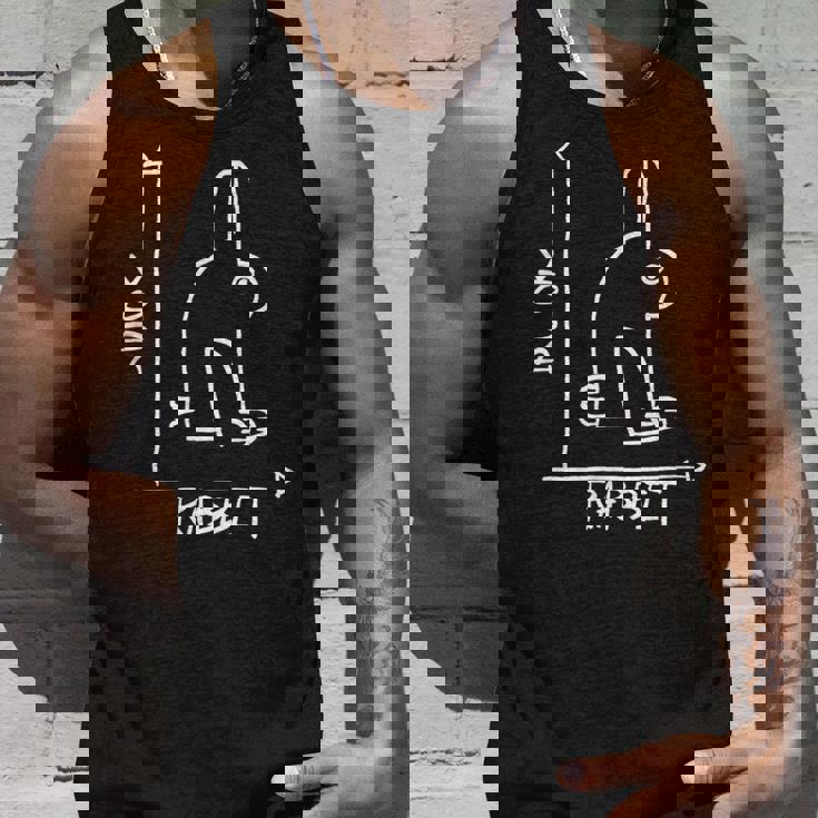 ウサギまたはアヒル 目の錯覚 タンクトップ 彼への贈り物