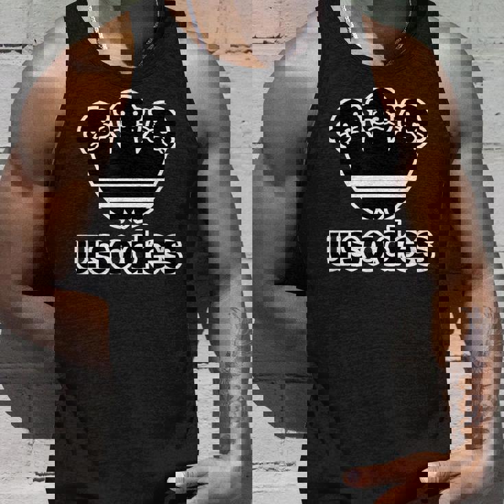 ウソデス Usodes かわうそです。《ブラック 黒》コツメ【変なデザイン屋さん】スポーツ ブランド パロディ 面白い タンクトップ 彼への贈り物