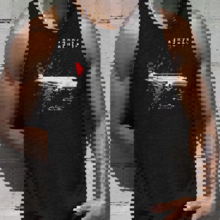 エアクラフト A320-214 タンクトップ 彼への贈り物