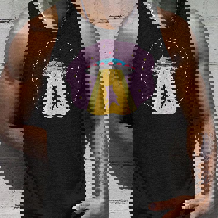 エイリアン Ufo ファニー キャット おもしろ 猫好き 猫飼い 猫 ネコ ねこ 黒猫 くろねこ好き 面白い タンクトップ 彼への贈り物