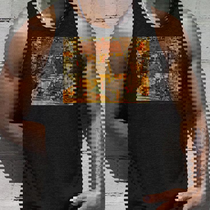 エゴン・シーレ作 イエロー・シティ 1914 タンクトップ 彼への贈り物