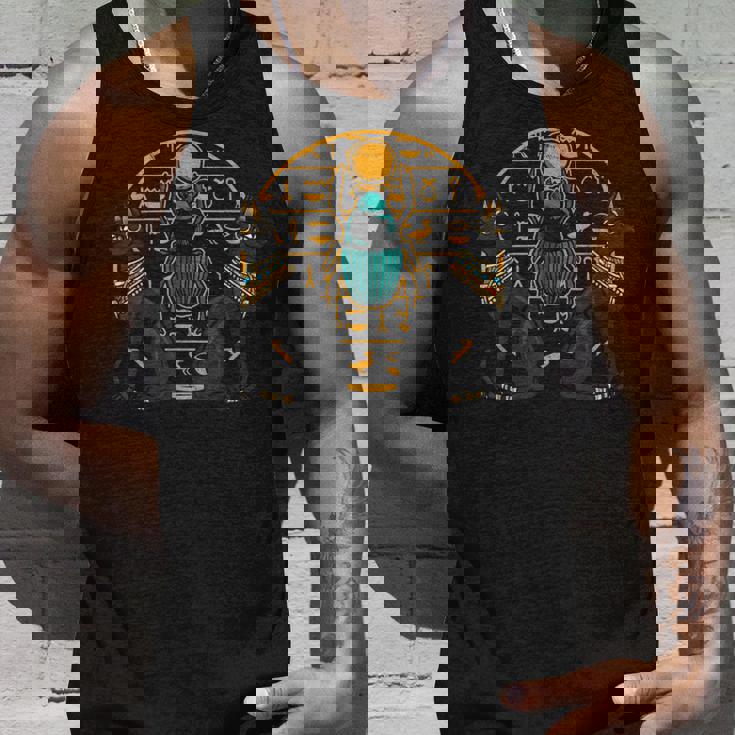 エジプト バステト 猫 スカラベ エジプトの歴史 タンクトップ 彼への贈り物