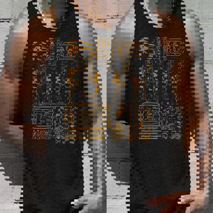 エジプト象形文字 エジプト アートデザイン タンクトップ 彼への贈り物