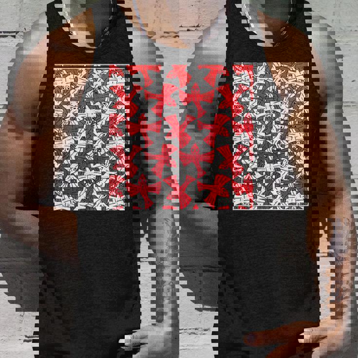 エッシャーにインスパイアされた鳥のテッセレーション。 タンクトップ 彼への贈り物