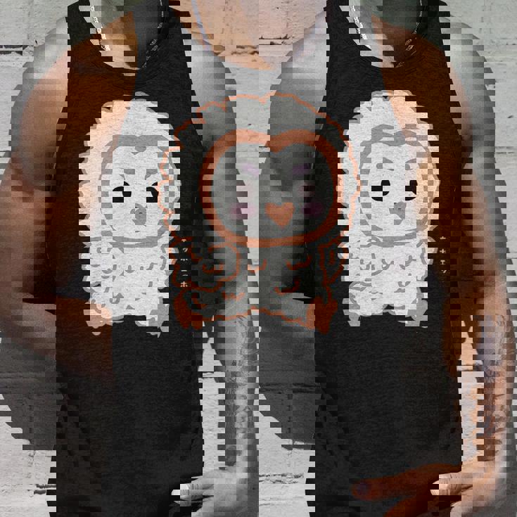 エッホエッホ 一生懸命に走るフクロウの赤ちゃん イラスト タンクトップ 彼への贈り物