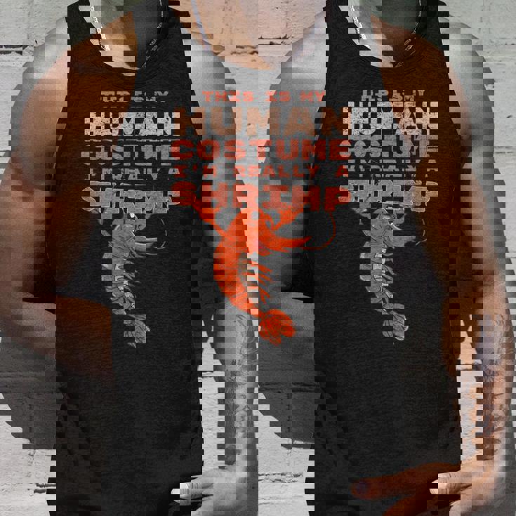 エビ 面白い人間のコスチューム レトロ エビやザリガニ タンクトップ 彼への贈り物