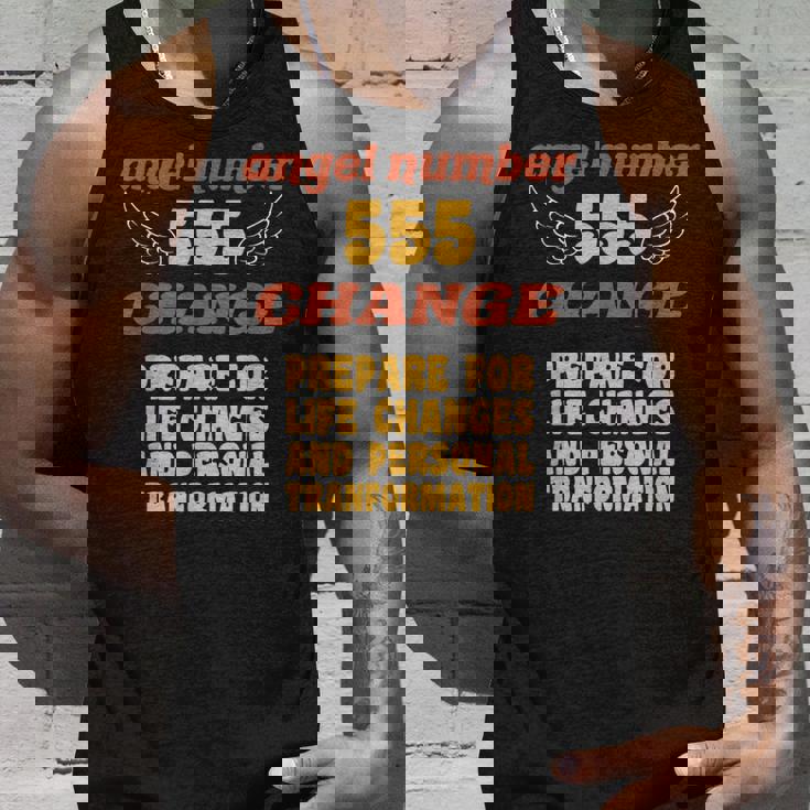 エンジェルナンバー555変更数秘術パーソナルナンバー555 タンクトップ 彼への贈り物