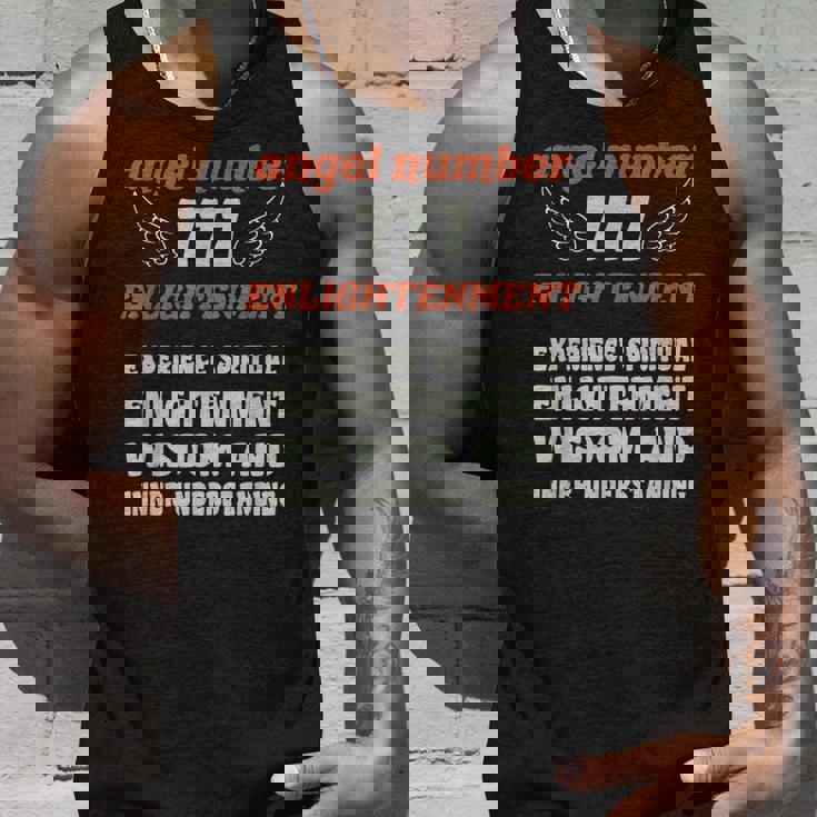 エンジェルナンバー777エンライトメント数秘術パーソナルナンバー777 タンクトップ 彼への贈り物