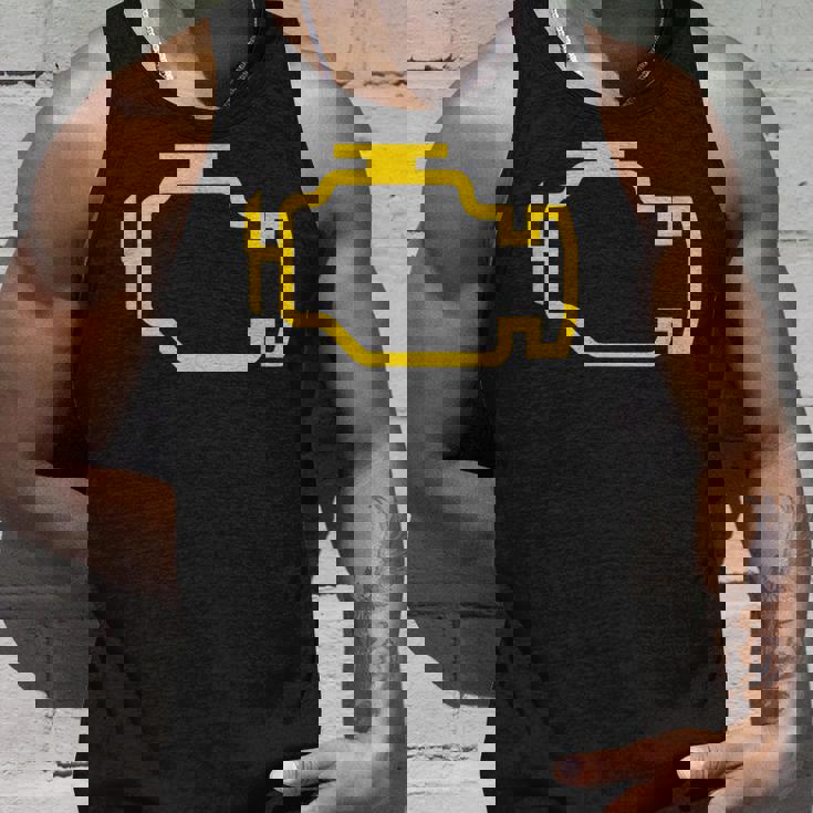 エンジンライトをチェック タンクトップ 彼への贈り物