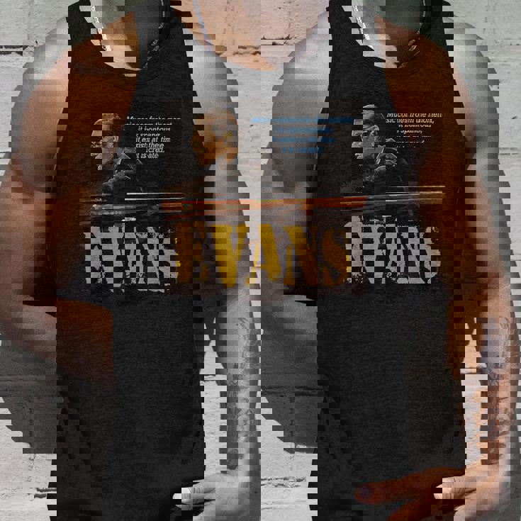 エヴァンス ジャズ 知恵 ピアニスト ミュージシャン タンクトップ 彼への贈り物