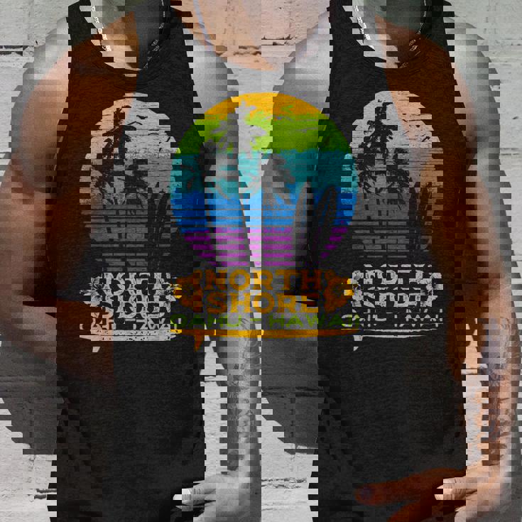 オアフ島ノースショア ハワイお土産サーフィンスタイル タンクトップ 彼への贈り物