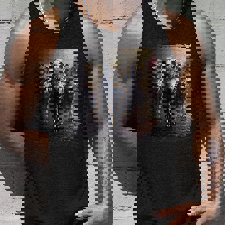 オオカミの部族 野生動物 ウルフ マウンテン タンクトップ 彼への贈り物