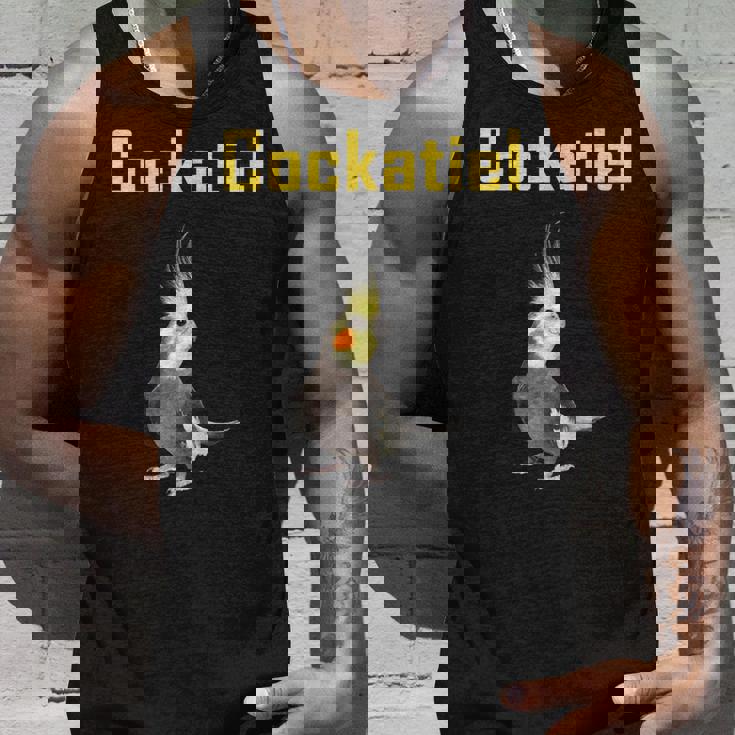 オカメインコ、オカメインコの飼い主のための面白いアイデア。 タンクトップ 彼への贈り物