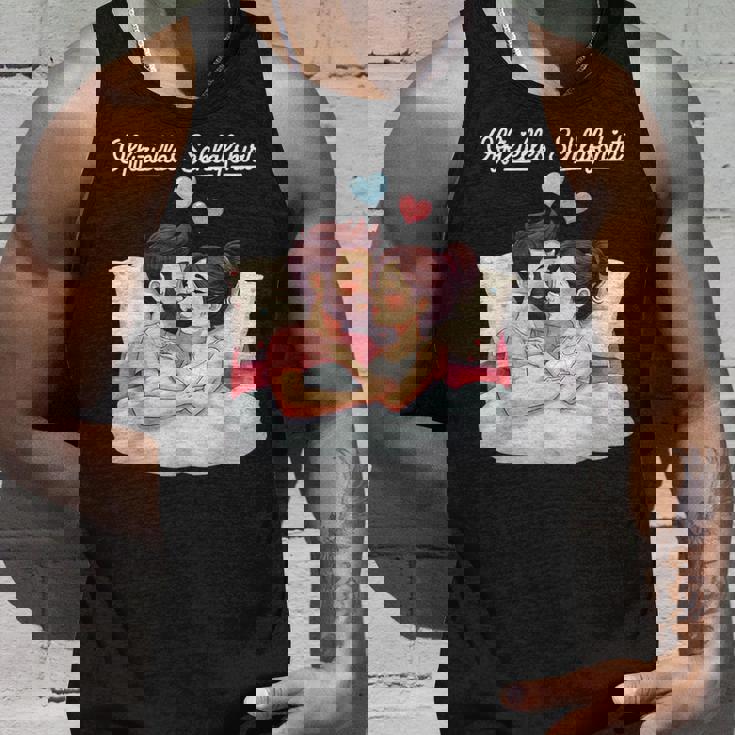 オフィシャルスリープシャツ面白いカップルロマンチックギフト タンクトップ 彼への贈り物