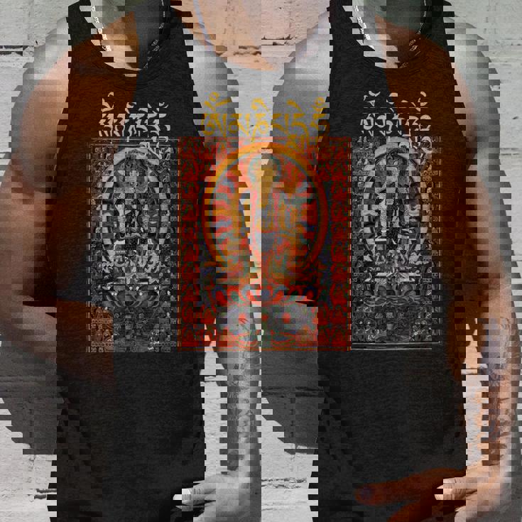 オム・マニ・ペメ・フム 六字大明呪 タンクトップ 彼への贈り物