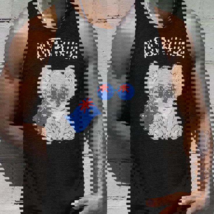 オーストラリアの国旗がかわいいコアラ タンクトップ 彼への贈り物