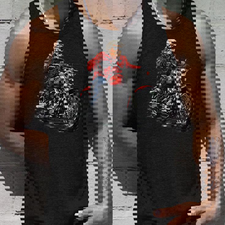 オートバイ アメリカン バイク おもしろ パロディ バイカー トランプ ライダー クルーザー モーターサイクル No3 タンクトップ 彼への贈り物