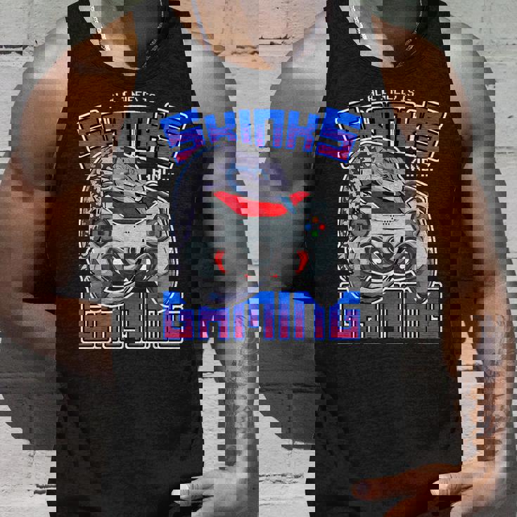 オール・アイ・ニード・イズ・アオジタトカゲとゲーム・ビデオゲーム・爬虫類 タンクトップ 彼への贈り物