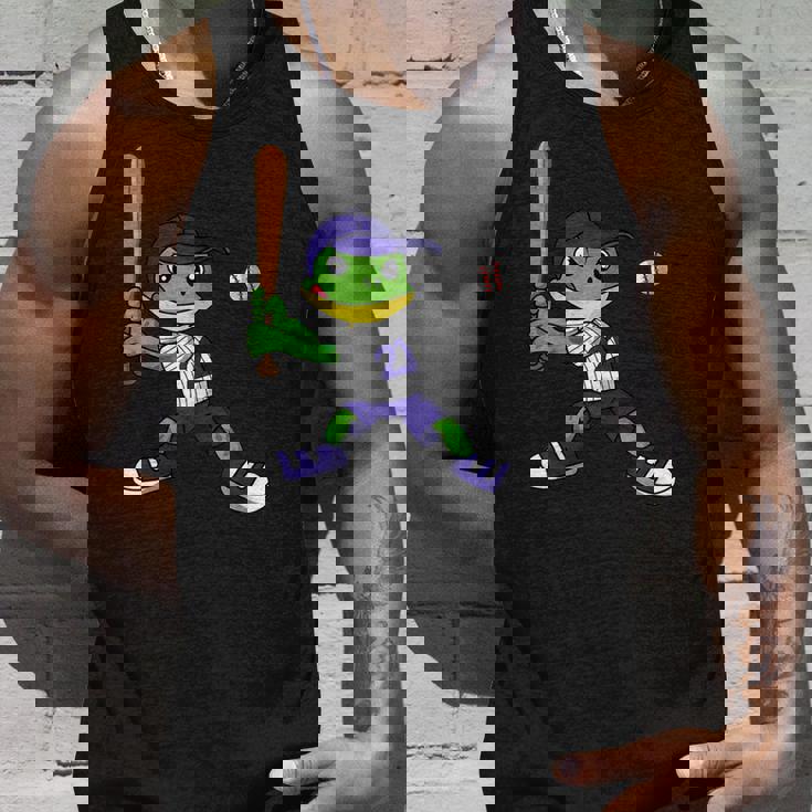 カエルの野球、カエルの野球、カエルの野球選手 タンクトップ 彼への贈り物