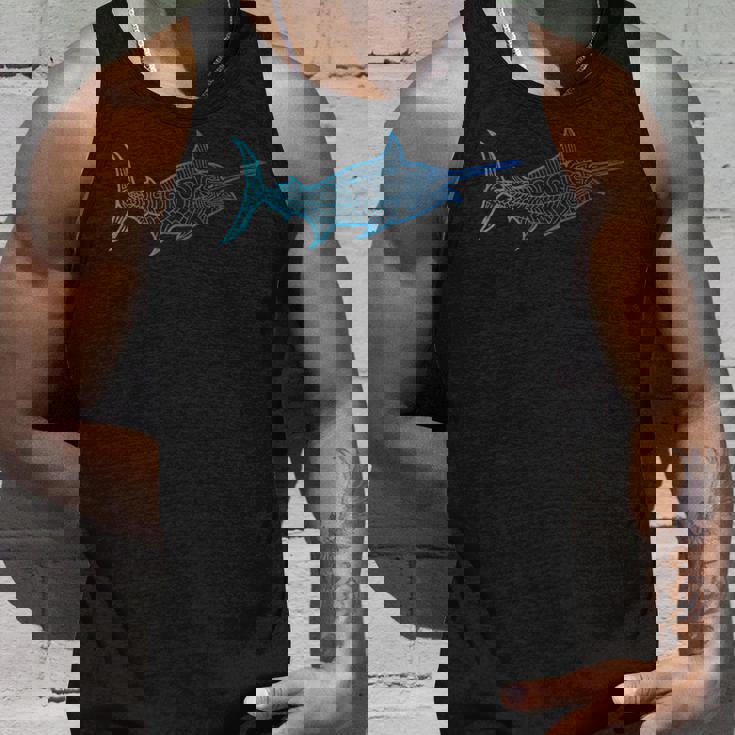 カジキ フィッシングシャツ ネイティブハワイアン ハワイアントライバル タンクトップ 彼への贈り物