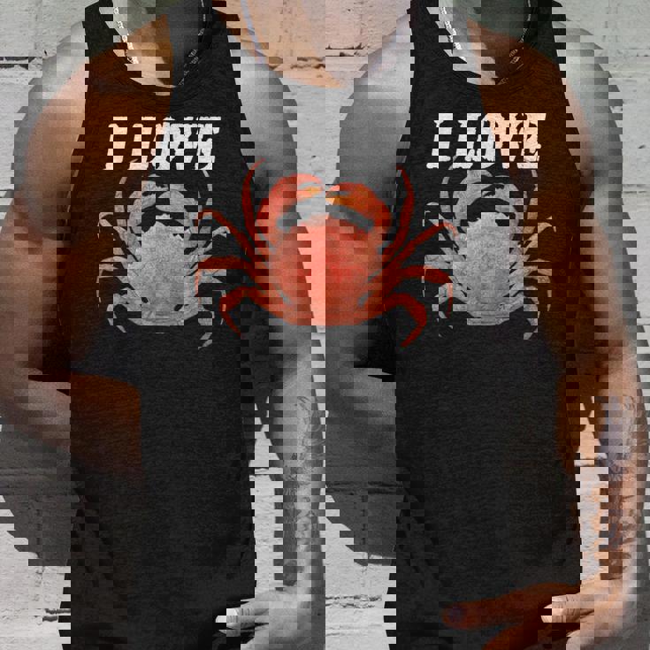 カニが大好き 美味しいカニ タンクトップ 彼への贈り物