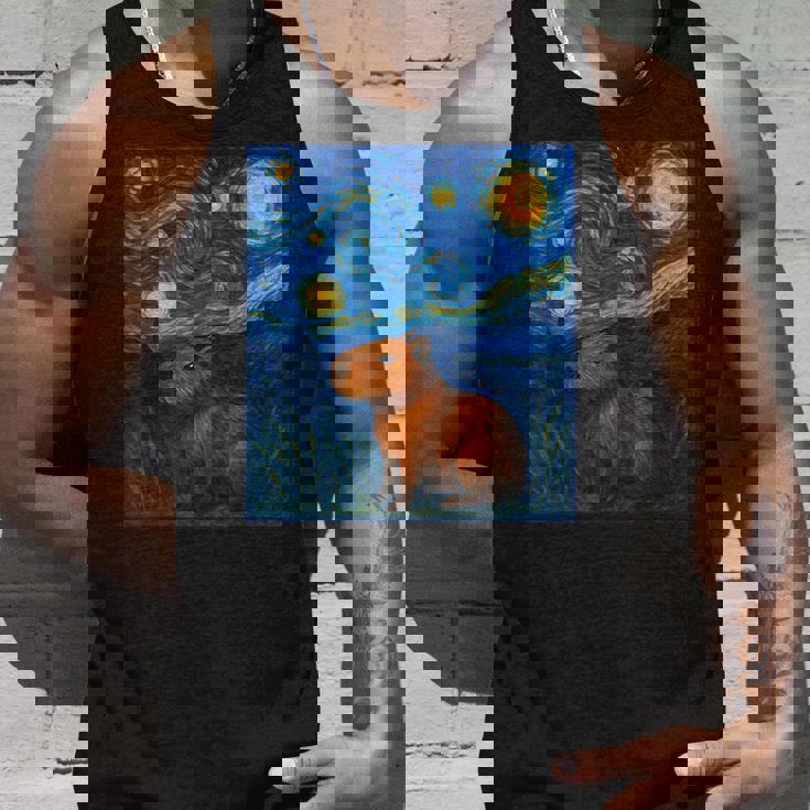 カピバラヴァンゴッホスターリーナイト タンクトップ 彼への贈り物