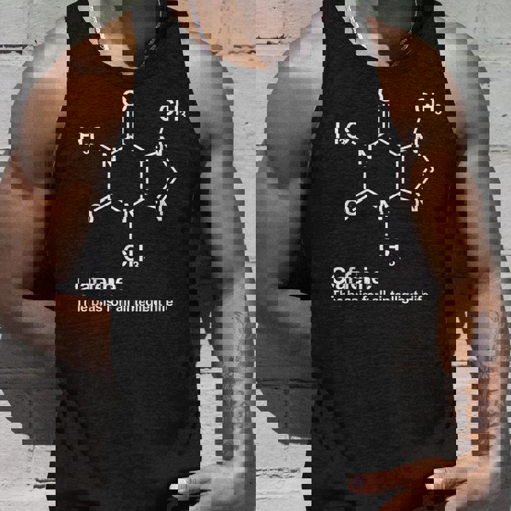 カフェイン分子化学カップ コーヒー タンクトップ 彼への贈り物