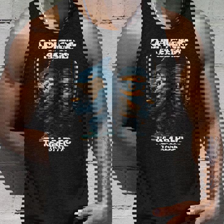 カプチーノ アサシーノ トラレロ トラララ イタリアン ブレイン ミーム タンクトップ 彼への贈り物