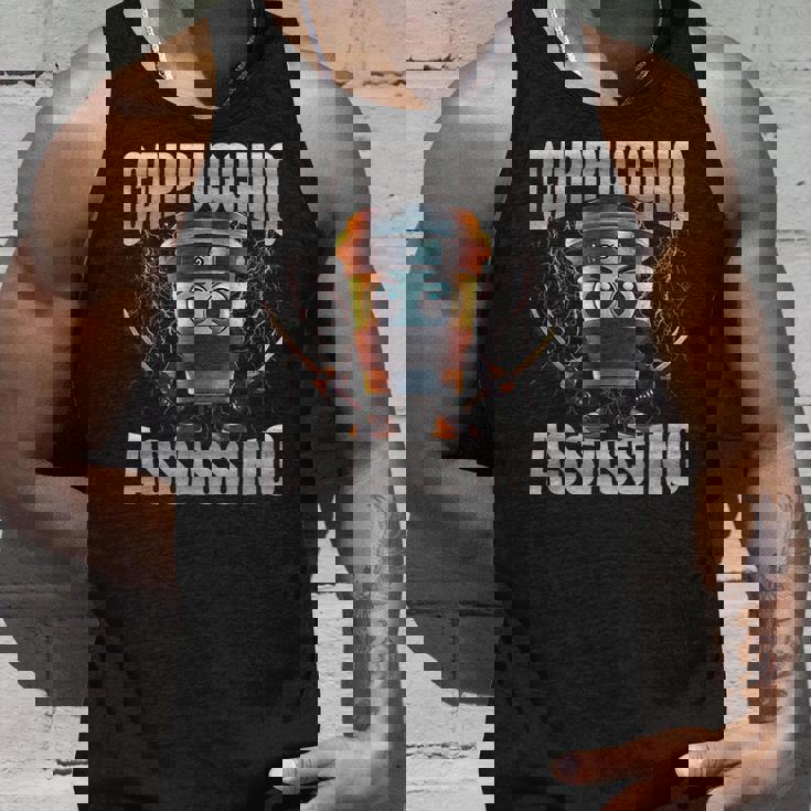 カプチーノ アサシーノ ブレイン イタリアン ブレイン ブートレッグ ミーム タンクトップ 彼への贈り物