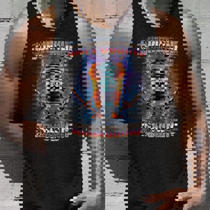 カプチーノ アサシーノ ブレイン ロート イタリアン ミーム タンクトップ 彼への贈り物