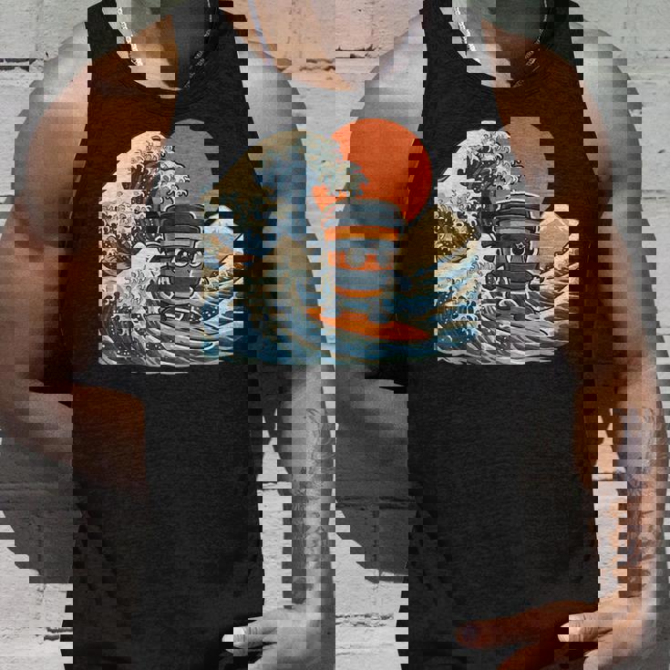 カプチーノ アサシーノ 和波 アート 忍者 コーヒー好き タンクトップ 彼への贈り物