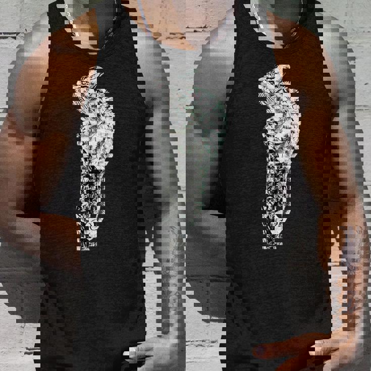 カメレオン 爬虫類 モチーフ カラフル テラリウム カメレオン タンクトップ 彼への贈り物