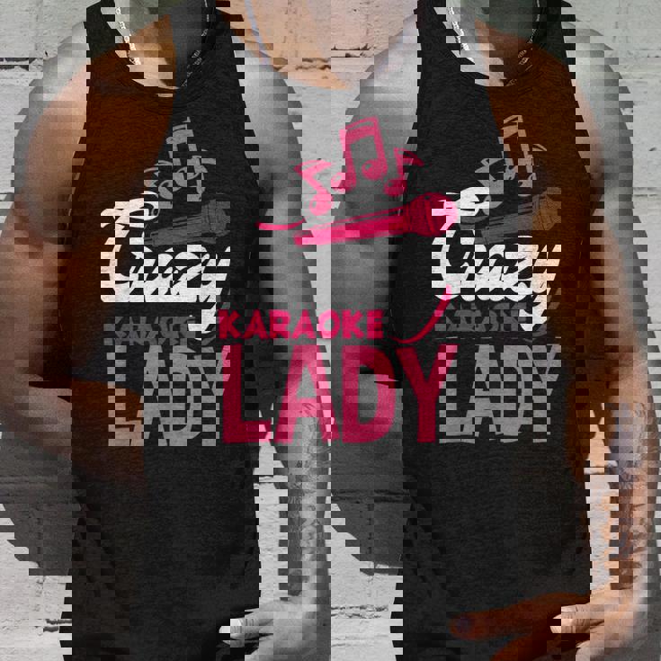 カラオケレディ おもしろ音楽好き カラオケシンガー タンクトップ 彼への贈り物