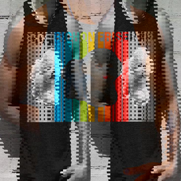 カラフルなビションフリーゼ タンクトップ 彼への贈り物