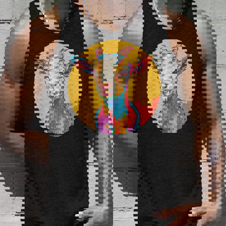 カラフルなヤギ タンクトップ 彼への贈り物