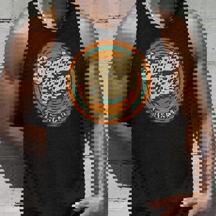 カリフォルニア州サンタクルーズ市 ビンテージレトロお土産 タンクトップ 彼への贈り物