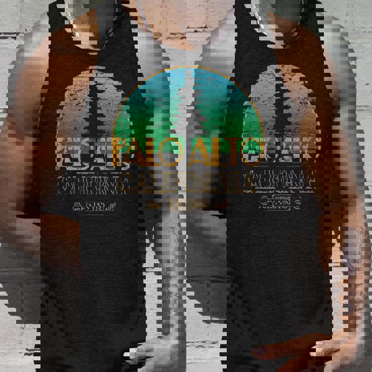 カリフォルニア州パロアルト-エルパロアルトツリー タンクトップ 彼への贈り物