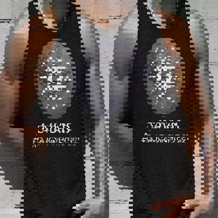 カルダノcardano暗号通貨 月へto The Moon 分散型金融 Defi ブロックチェーン タンクトップ 彼への贈り物