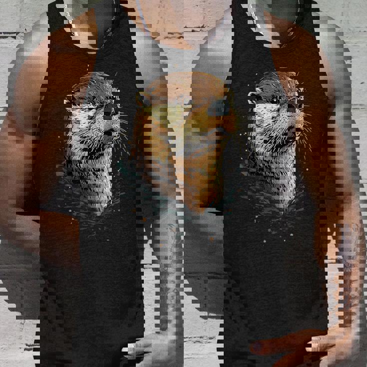 カワウソ モチーフ アイ・ラブ・ラッコ ラッコ・マーチン スウィート・ラッコ タンクトップ 彼への贈り物