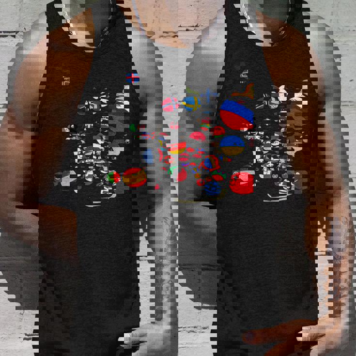 カントリーボール ヨーロッパ 面白い タンクトップ 彼への贈り物