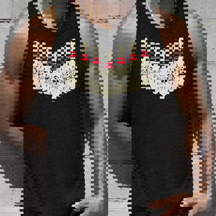 カートゥーン ボウリング 面白い 怖い ボウリング タンクトップ 彼への贈り物