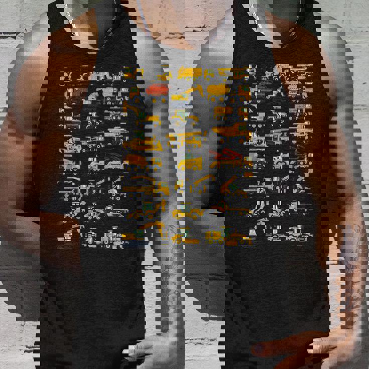 キッズ 建設車両 男の子 コンクリートミキサー クレーン タンクトップ 彼への贈り物