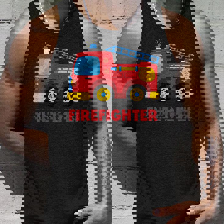 キッズ 消防車消防車 タンクトップ 彼への贈り物