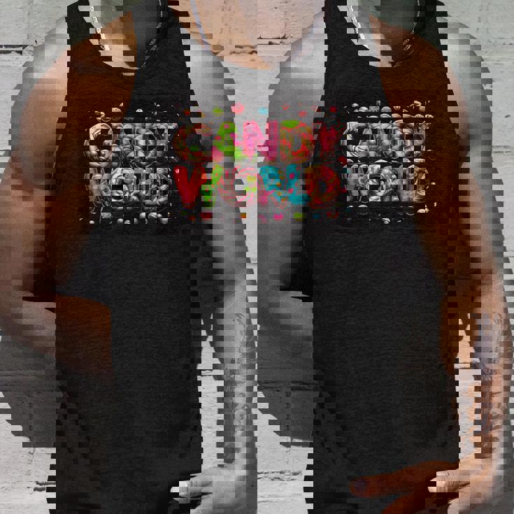 キャンディワールドに足を踏み入れて面白いスイーツとシュガーを手に入れましょう タンクトップ 彼への贈り物