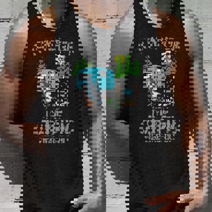 キャンプ 面白い キャンピング 楽しい キャンプファイヤー キャンピングカー 旅 タンクトップ 彼への贈り物