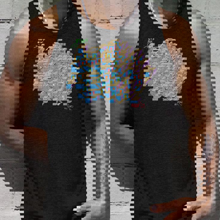 キューブ 迷路&迷路 タンクトップ 彼への贈り物