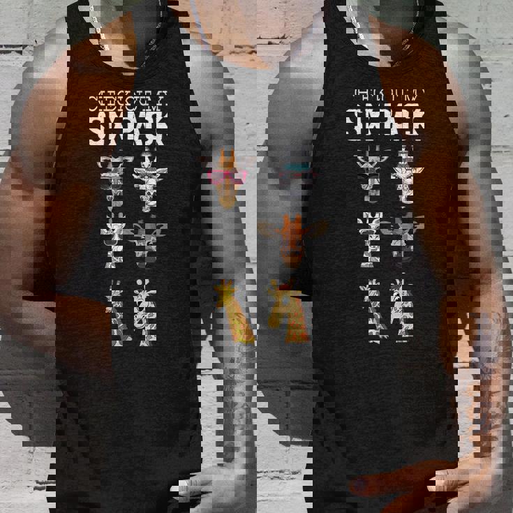 キリン オーナメント キリン グッズ アニマル プリント キリン 6 パック タンクトップ 彼への贈り物