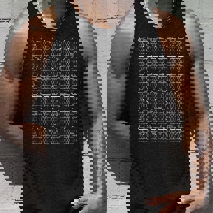 ギタープレーヤー コードチャート アドバンスミュージックセオリー クラススタディ タンクトップ 彼への贈り物