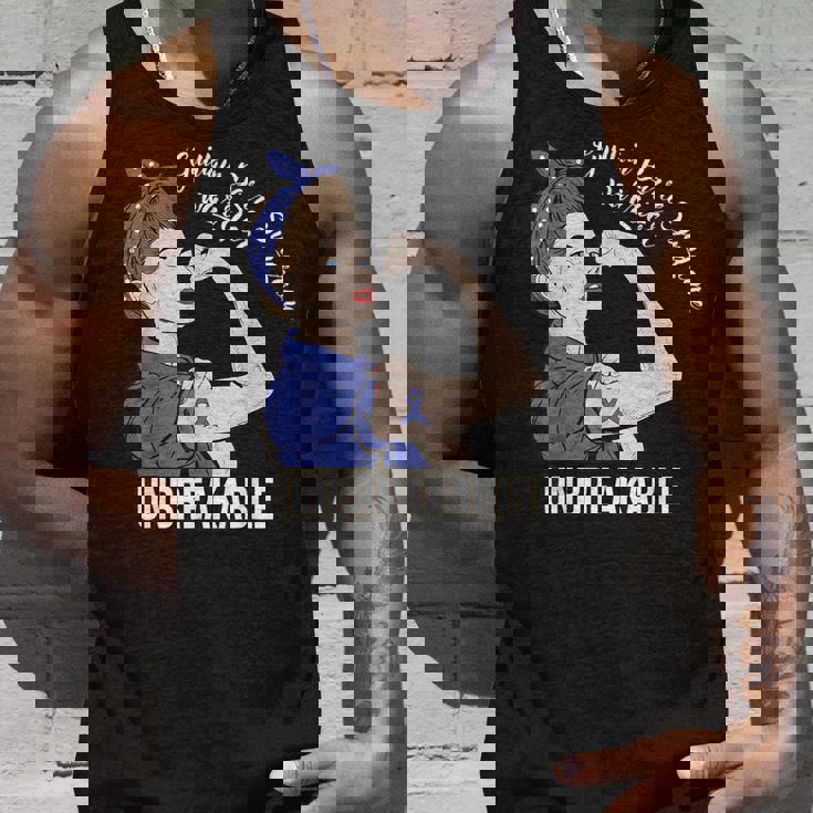 ギラン・バレー症候群啓発戦士 割れない彼女 タンクトップ 彼への贈り物